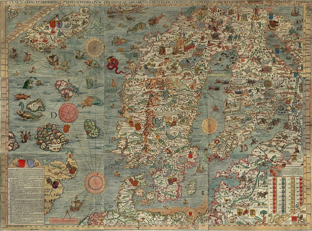 «Aquí hay dragones»: la verdad sobre los monstruos de los mapas antiguos