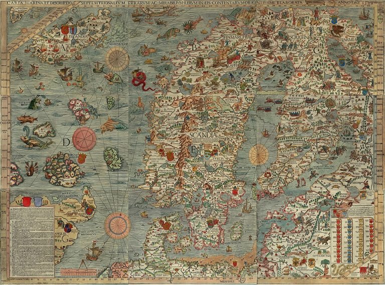 «Aquí hay dragones»: la verdad sobre los monstruos de los mapas antiguos