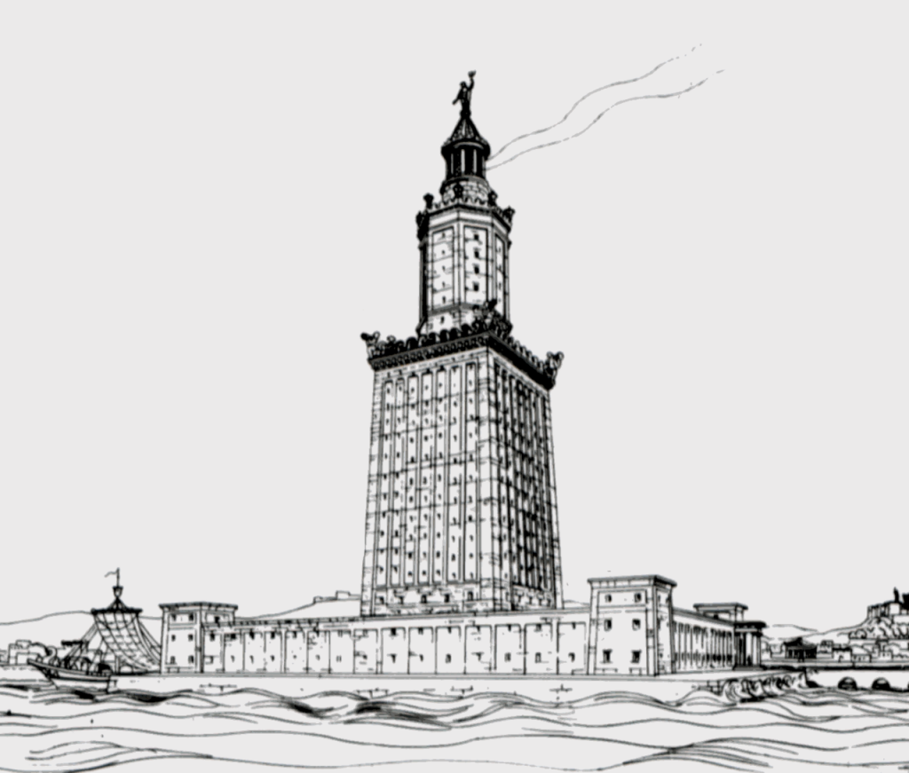 El Faro de Alejandría: la torre de fuego que guió a los navegantes durante casi mil años