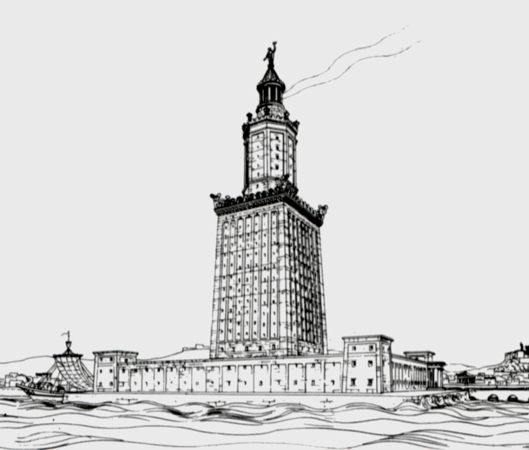 El Faro de Alejandría: la torre de fuego que guió a los navegantes durante casi mil años