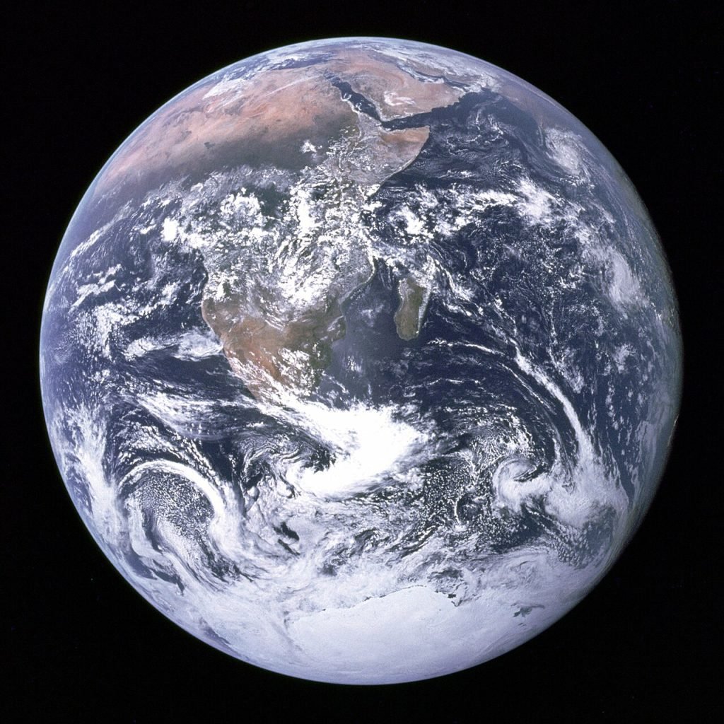 La canica azul