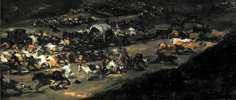 El coloso de Goya, un gigante que evoca a los jentilak de la mitología vasca
